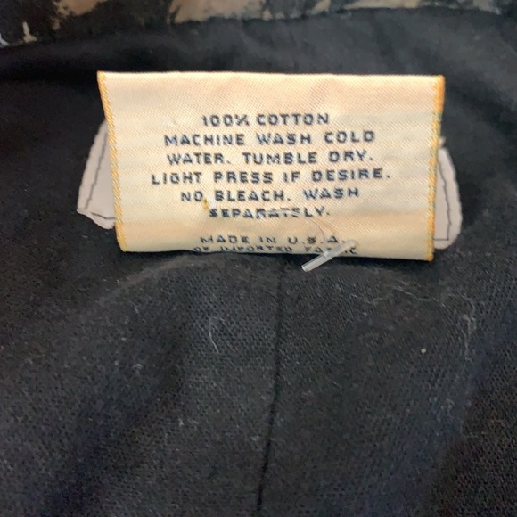 Vintage Gene Ewing BIS Wrinkled Rich Denim Quilted Leopard Print Coat Size Small - Picture 13 of 16